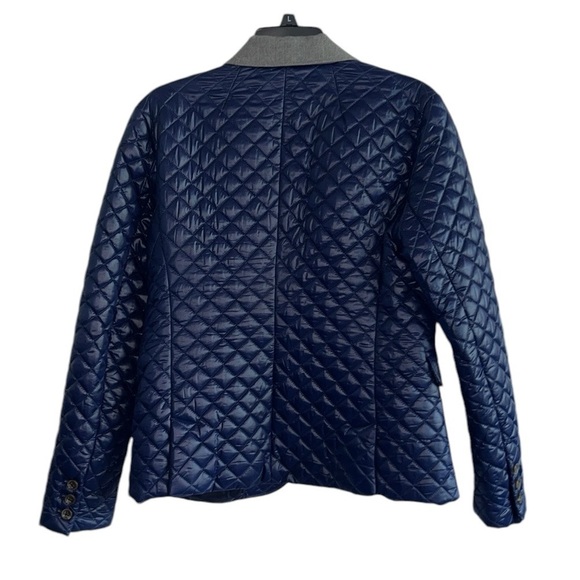 Vineyard Vines Quilted Wool Trim Blazer Size 4 - Picture 5 of 8